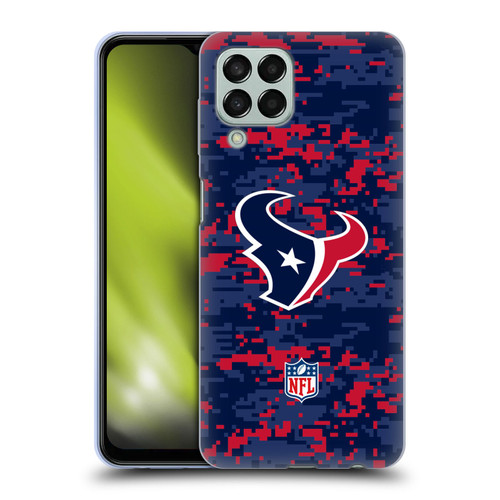 NFL Houston Texans Graphics Digital Camouflage Soft Gel Case for Samsung Galaxy M33 (2022)