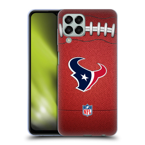 NFL Houston Texans Graphics Football Soft Gel Case for Samsung Galaxy M33 (2022)