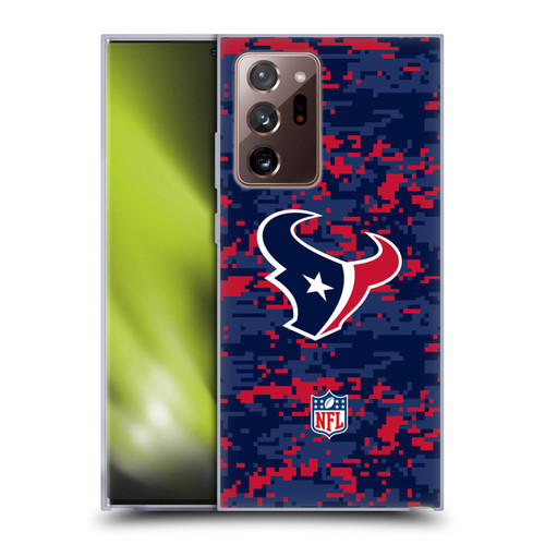 NFL Houston Texans Graphics Digital Camouflage Soft Gel Case for Samsung Galaxy Note20 Ultra / 5G