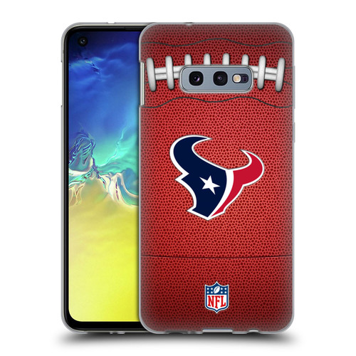 NFL Houston Texans Graphics Football Soft Gel Case for Samsung Galaxy S10e