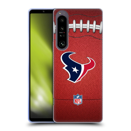 NFL Houston Texans Graphics Football Soft Gel Case for Sony Xperia 1 IV
