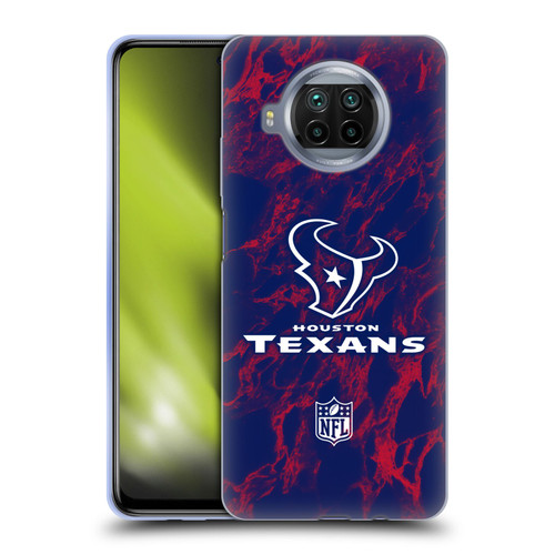 NFL Houston Texans Graphics Coloured Marble Soft Gel Case for Xiaomi Mi 10T Lite 5G