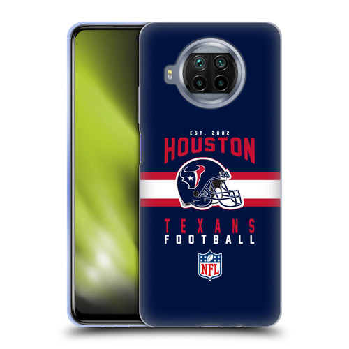 NFL Houston Texans Graphics Helmet Typography Soft Gel Case for Xiaomi Mi 10T Lite 5G