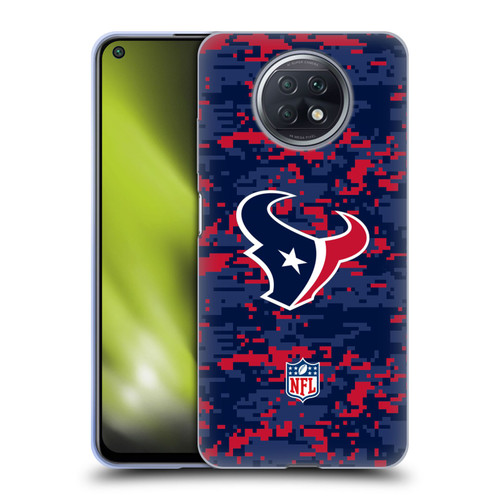 NFL Houston Texans Graphics Digital Camouflage Soft Gel Case for Xiaomi Redmi Note 9T 5G