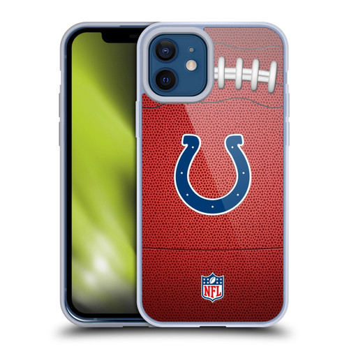 NFL Indianapolis Colts Graphics Football Soft Gel Case for Apple iPhone 12 / iPhone 12 Pro