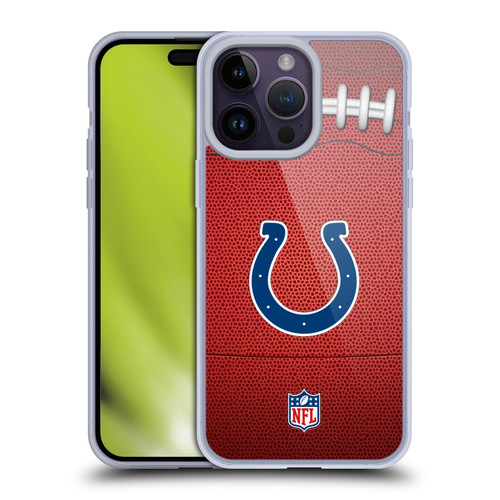 NFL Indianapolis Colts Graphics Football Soft Gel Case for Apple iPhone 14 Pro Max