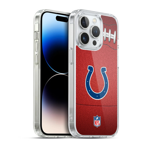 NFL Indianapolis Colts Graphics Football Soft Gel Case for Apple iPhone 14 Pro & MagSafe