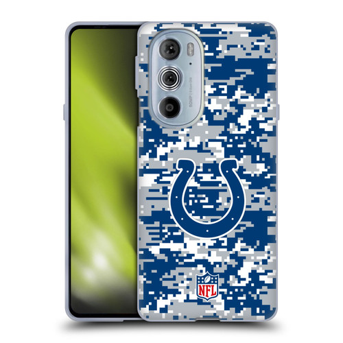 NFL Indianapolis Colts Graphics Digital Camouflage Soft Gel Case for Motorola Edge X30