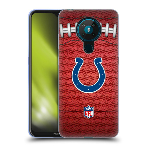NFL Indianapolis Colts Graphics Football Soft Gel Case for Nokia 5.3