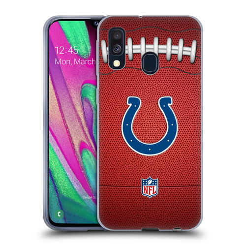 NFL Indianapolis Colts Graphics Football Soft Gel Case for Samsung Galaxy A40 (2019)