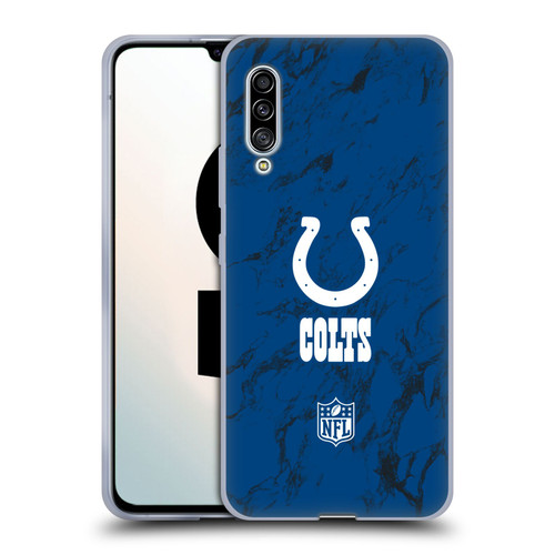 NFL Indianapolis Colts Graphics Coloured Marble Soft Gel Case for Samsung Galaxy A90 5G (2019)