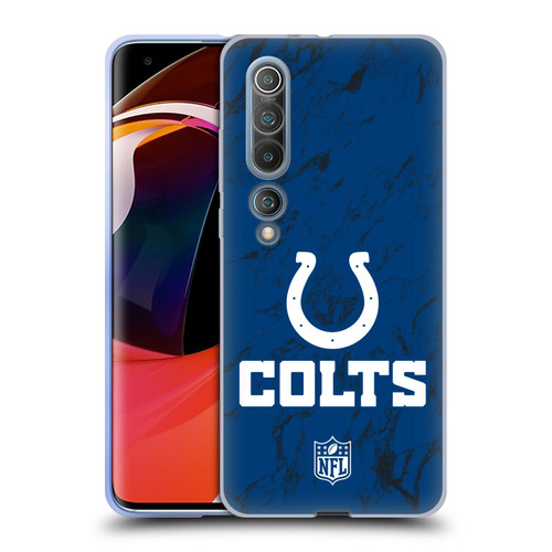 NFL Indianapolis Colts Graphics Coloured Marble Soft Gel Case for Xiaomi Mi 10 5G / Mi 10 Pro 5G