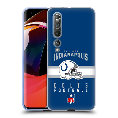 NFL Indianapolis Colts Graphics Helmet Typography Soft Gel Case for Xiaomi Mi 10 5G / Mi 10 Pro 5G