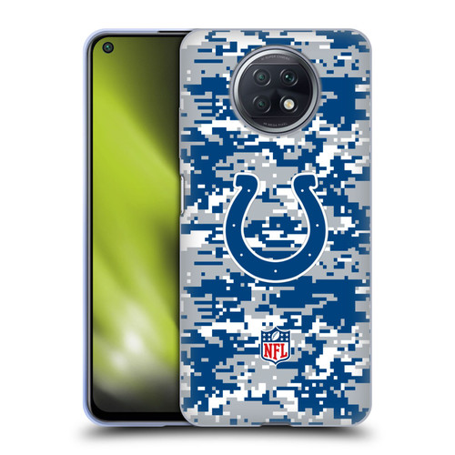 NFL Indianapolis Colts Graphics Digital Camouflage Soft Gel Case for Xiaomi Redmi Note 9T 5G