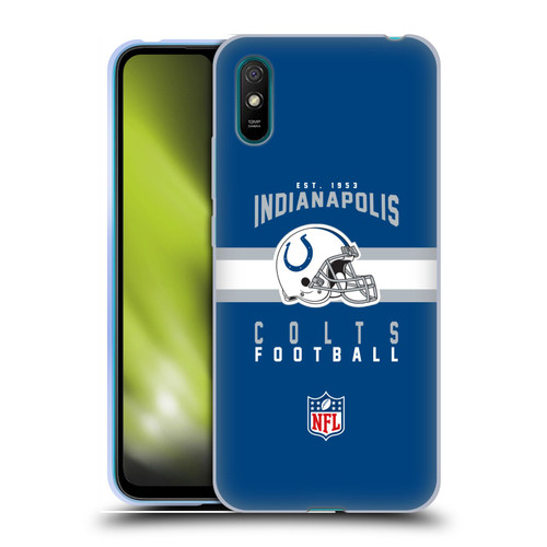 NFL Indianapolis Colts Graphics Helmet Typography Soft Gel Case for Xiaomi Redmi 9A / Redmi 9AT