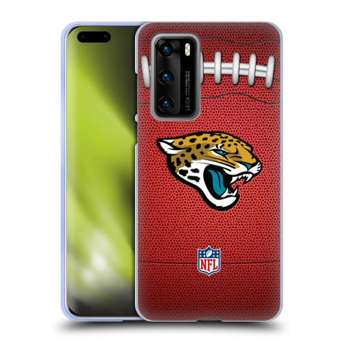 NFL Jacksonville Jaguars Graphics Football Soft Gel Case for Huawei P40 5G