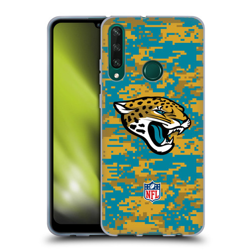 NFL Jacksonville Jaguars Graphics Digital Camouflage Soft Gel Case for Huawei Y6p