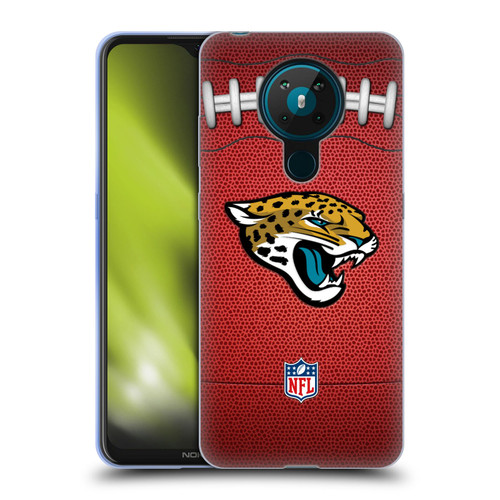 NFL Jacksonville Jaguars Graphics Football Soft Gel Case for Nokia 5.3