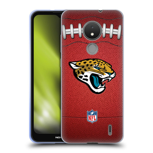 NFL Jacksonville Jaguars Graphics Football Soft Gel Case for Nokia C21