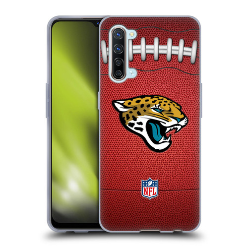 NFL Jacksonville Jaguars Graphics Football Soft Gel Case for OPPO Find X2 Lite 5G