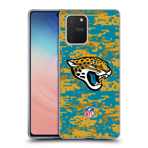 NFL Jacksonville Jaguars Graphics Digital Camouflage Soft Gel Case for Samsung Galaxy S10 Lite