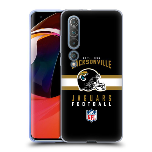 NFL Jacksonville Jaguars Graphics Helmet Typography Soft Gel Case for Xiaomi Mi 10 5G / Mi 10 Pro 5G