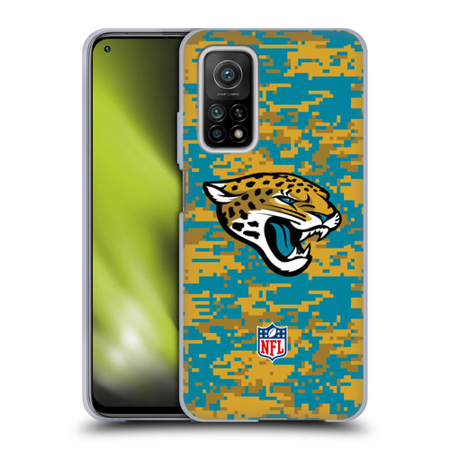 NFL Jacksonville Jaguars Graphics Digital Camouflage Soft Gel Case for Xiaomi Mi 10T 5G