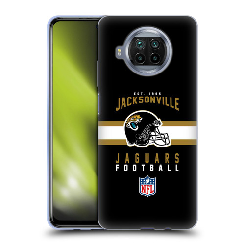 NFL Jacksonville Jaguars Graphics Helmet Typography Soft Gel Case for Xiaomi Mi 10T Lite 5G