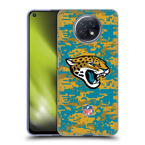 NFL Jacksonville Jaguars Graphics Digital Camouflage Soft Gel Case for Xiaomi Redmi Note 9T 5G