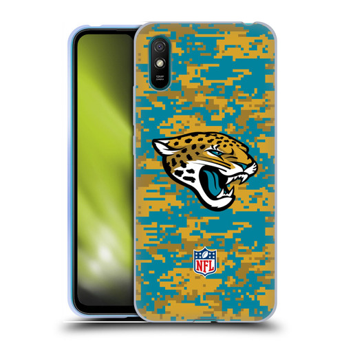 NFL Jacksonville Jaguars Graphics Digital Camouflage Soft Gel Case for Xiaomi Redmi 9A / Redmi 9AT