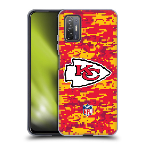 NFL Kansas City Chiefs Graphics Digital Camouflage Soft Gel Case for HTC Desire 21 Pro 5G