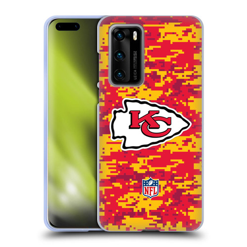 NFL Kansas City Chiefs Graphics Digital Camouflage Soft Gel Case for Huawei P40 5G