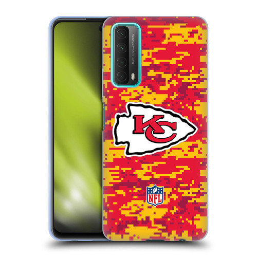 NFL Kansas City Chiefs Graphics Digital Camouflage Soft Gel Case for Huawei P Smart (2021)