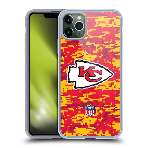 NFL Kansas City Chiefs Graphics Digital Camouflage Soft Gel Case for Apple iPhone 11 Pro Max