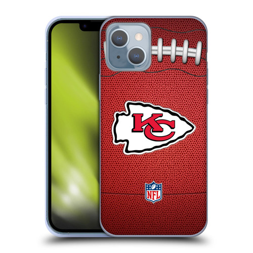 NFL Kansas City Chiefs Graphics Football Soft Gel Case for Apple iPhone 14