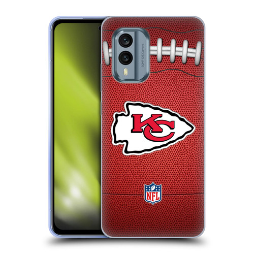 NFL Kansas City Chiefs Graphics Football Soft Gel Case for Nokia X30