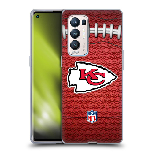 NFL Kansas City Chiefs Graphics Football Soft Gel Case for OPPO Find X3 Neo / Reno5 Pro+ 5G