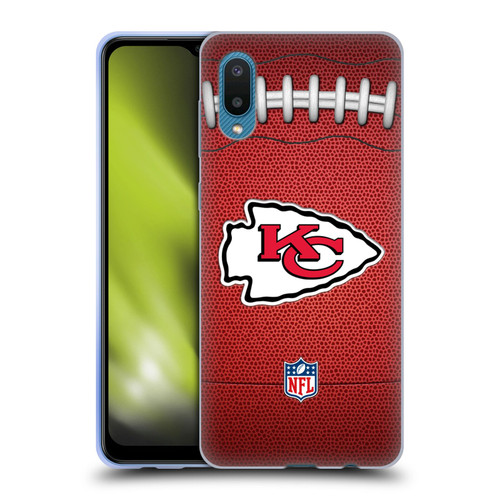 NFL Kansas City Chiefs Graphics Football Soft Gel Case for Samsung Galaxy A02/M02 (2021)