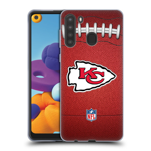 NFL Kansas City Chiefs Graphics Football Soft Gel Case for Samsung Galaxy A21 (2020)