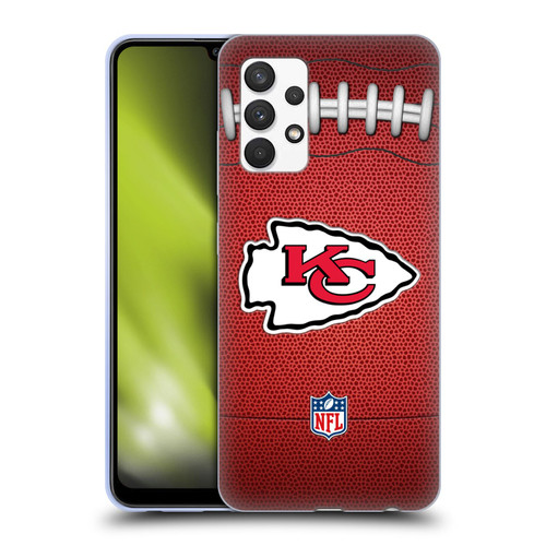 NFL Kansas City Chiefs Graphics Football Soft Gel Case for Samsung Galaxy A32 (2021)