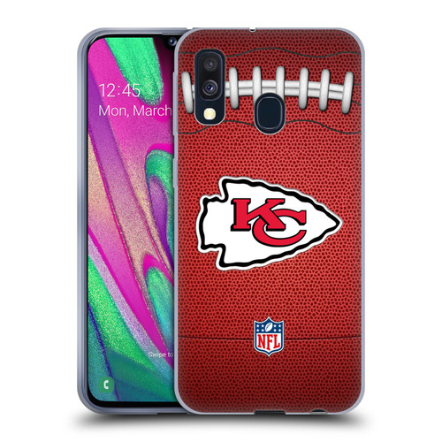 NFL Kansas City Chiefs Graphics Football Soft Gel Case for Samsung Galaxy A40 (2019)