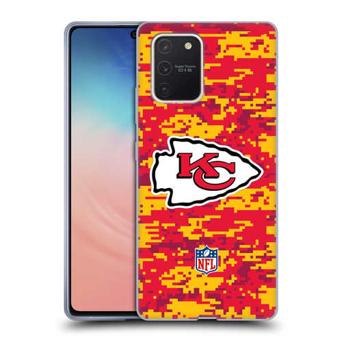 NFL Kansas City Chiefs Graphics Digital Camouflage Soft Gel Case for Samsung Galaxy S10 Lite