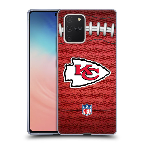 NFL Kansas City Chiefs Graphics Football Soft Gel Case for Samsung Galaxy S10 Lite