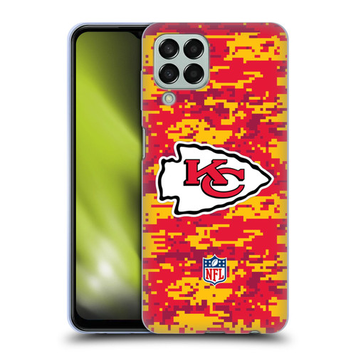 NFL Kansas City Chiefs Graphics Digital Camouflage Soft Gel Case for Samsung Galaxy M33 (2022)
