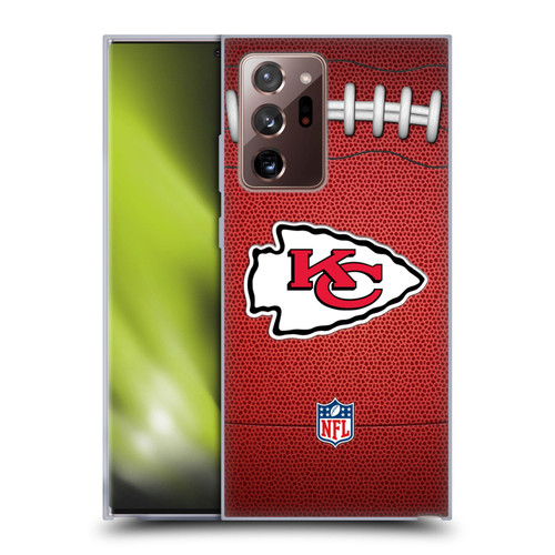 NFL Kansas City Chiefs Graphics Football Soft Gel Case for Samsung Galaxy Note20 Ultra / 5G