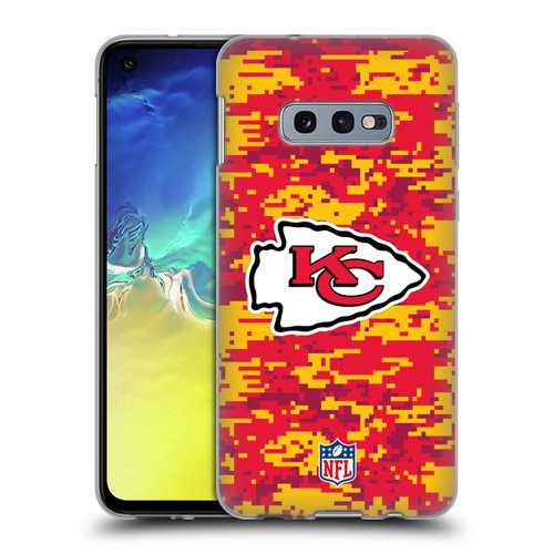 NFL Kansas City Chiefs Graphics Digital Camouflage Soft Gel Case for Samsung Galaxy S10e
