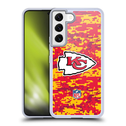 NFL Kansas City Chiefs Graphics Digital Camouflage Soft Gel Case for Samsung Galaxy S22 5G NFL Kansas City Chiefs Graphics Digital Camouflage Soft Gel Case for Samsung Galaxy S22 5G