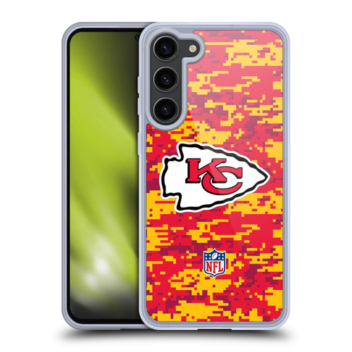 NFL Kansas City Chiefs Graphics Digital Camouflage Soft Gel Case for Samsung Galaxy S23+ 5G