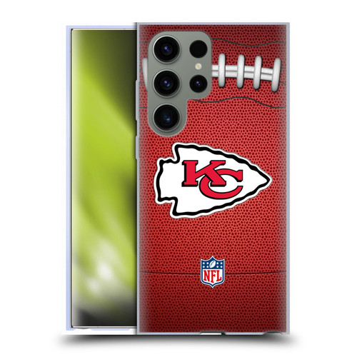 NFL Kansas City Chiefs Graphics Football Soft Gel Case for Samsung Galaxy S23 Ultra 5G