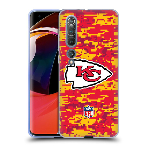 NFL Kansas City Chiefs Graphics Digital Camouflage Soft Gel Case for Xiaomi Mi 10 5G / Mi 10 Pro 5G